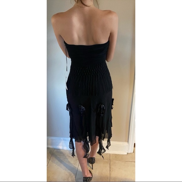 Jovani Strapless Black Cocktail Dress - Picture 8 of 9